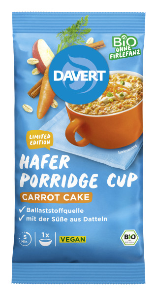 Porridge-Cup Carrot Cake 60g