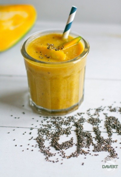 Chia-Smoothie mit Banane & Mango