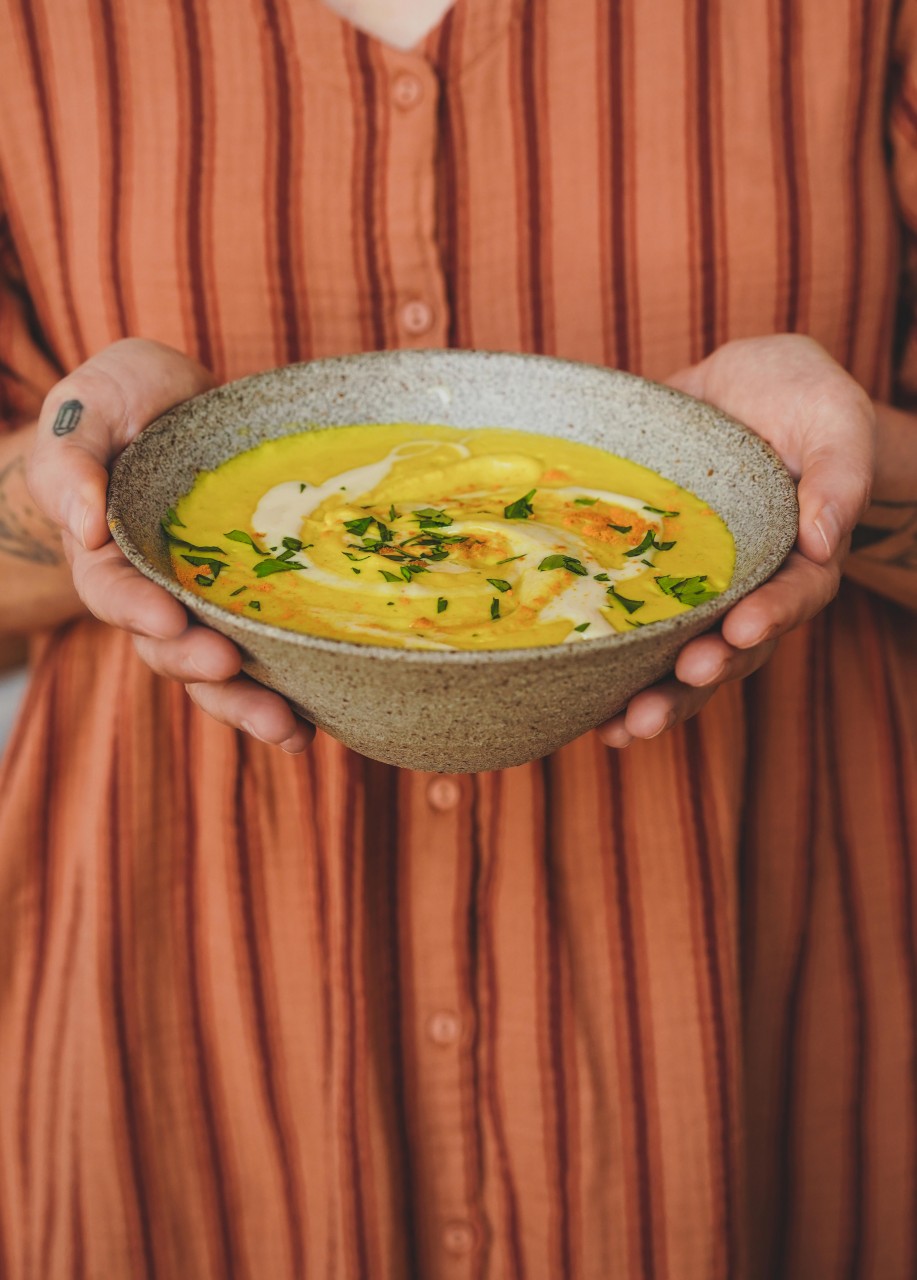 Kichererbsen Kokoscremesuppe