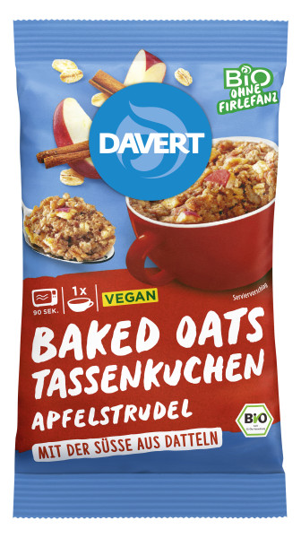 Baked Oats Tassenkuchen Apfelstrudel 65g