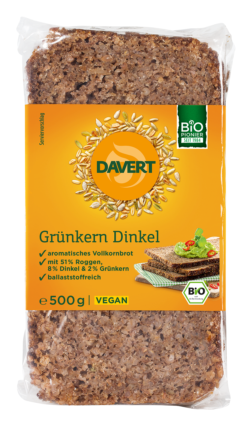 Grünkern-Dinkelbrot 500g | Midsona