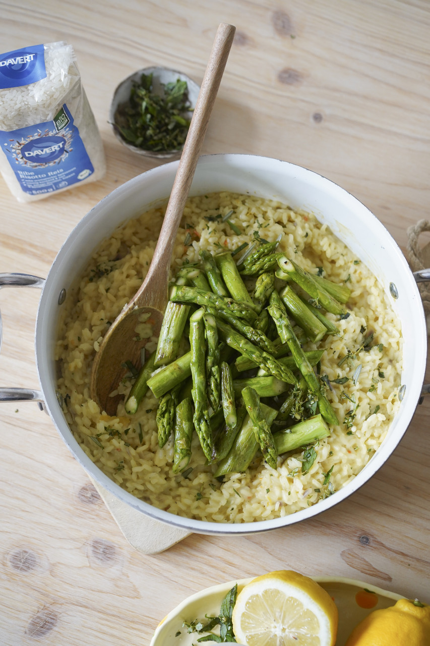 Risotto al Limone (vegan) mit Ribe Risotto Reis