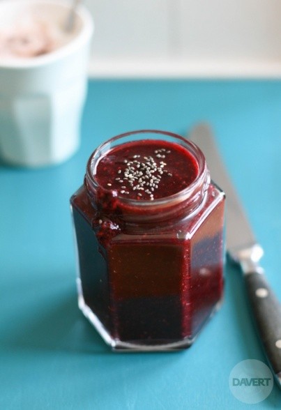 Chia-Beeren-Marmelade