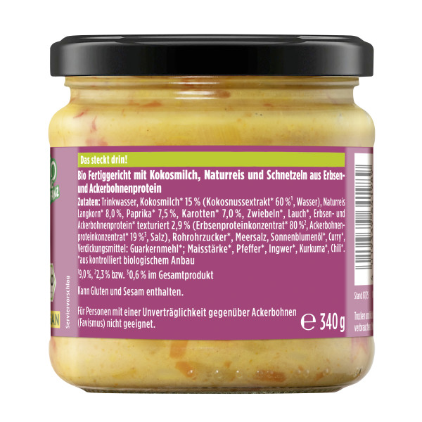 Veggie Thai Curry mild 340g