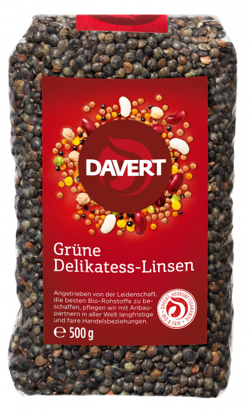 Grüne Delikatess-Linsen 500g