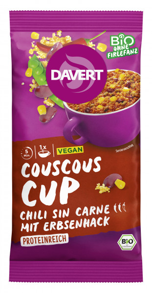 Couscous-Cup Chili sin Carne 58g