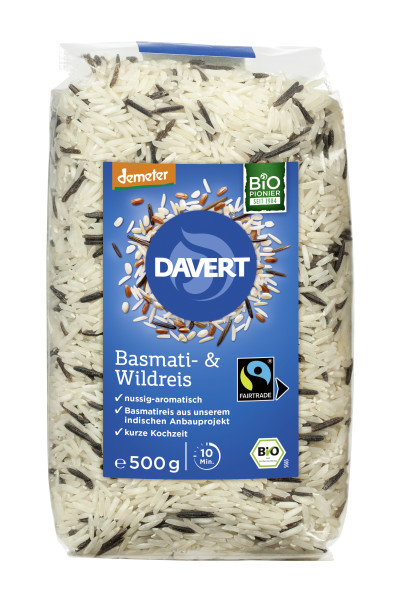 demeter Basmati- & Wildreis Fairtrade 500g