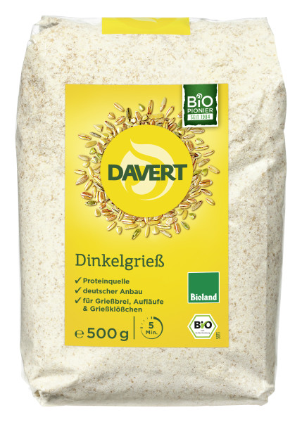 Dinkelgrieß Bioland, 500g